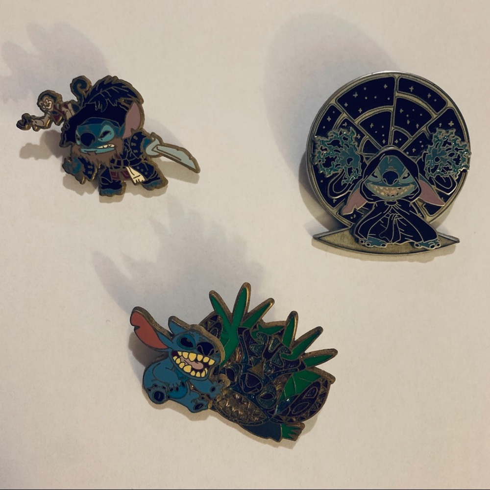 Official Disney trading pins Stitch collection